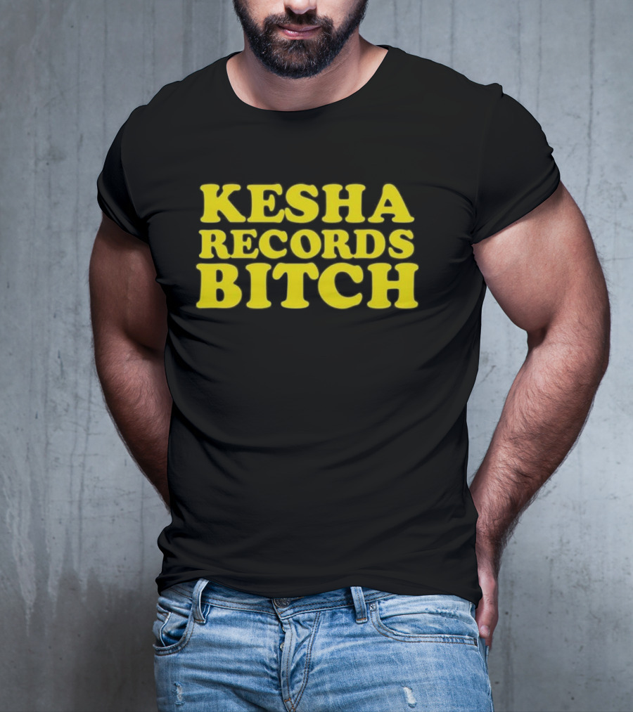Kesha Records Bitch T-Shirt
