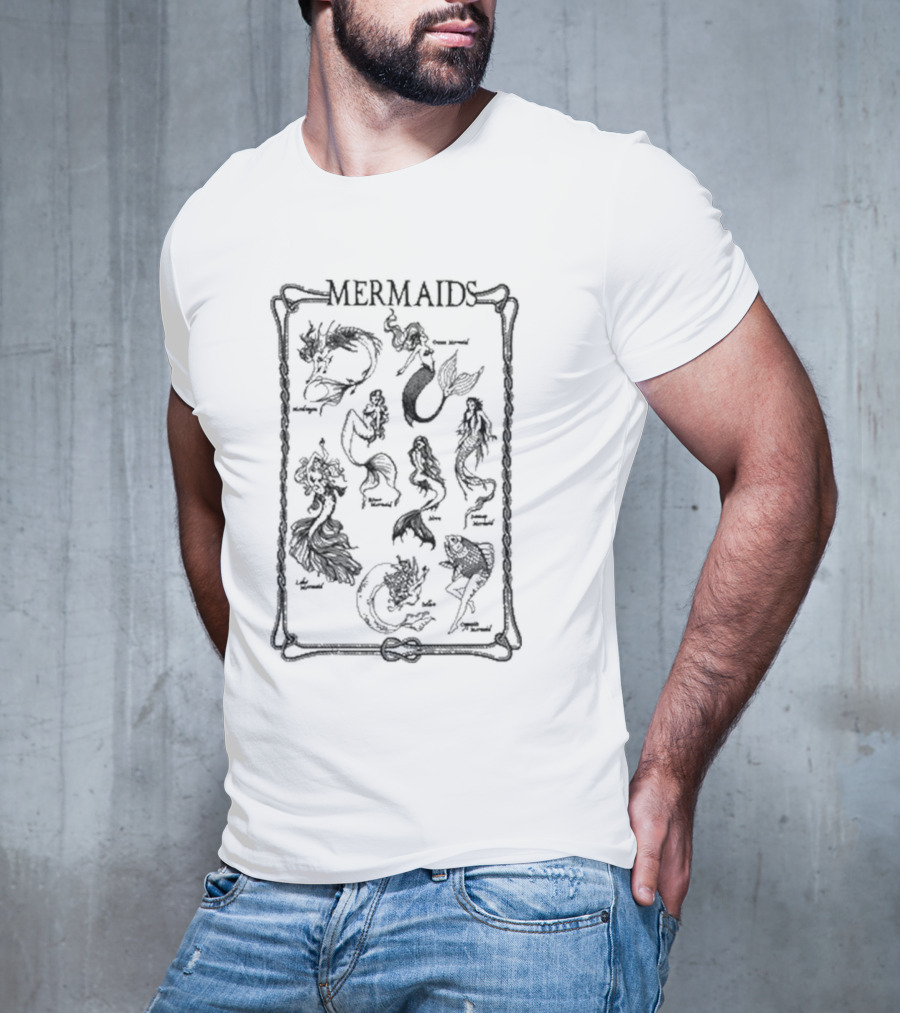 Lostoceanswim Mermaid Variants Ocean Creatures Siren Lore T-Shirt