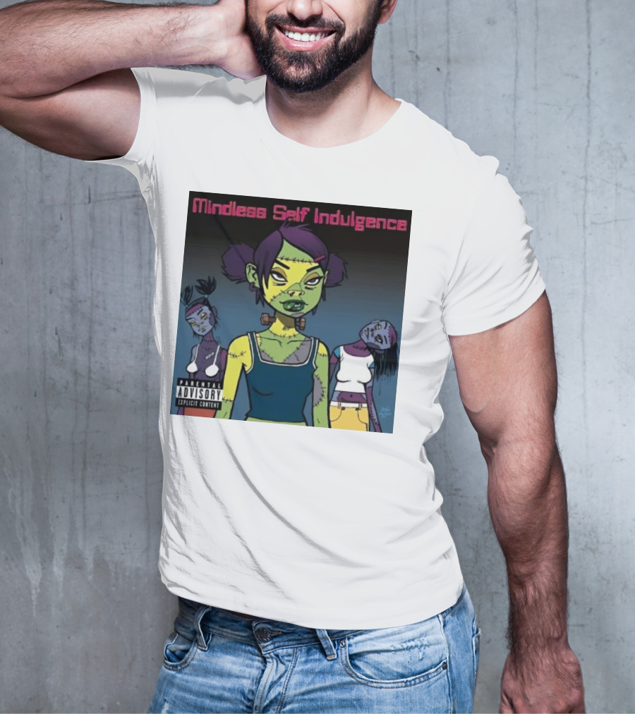 Mindless Self Indulgence Explicit Content Animated Zombie Characters T-Shirt