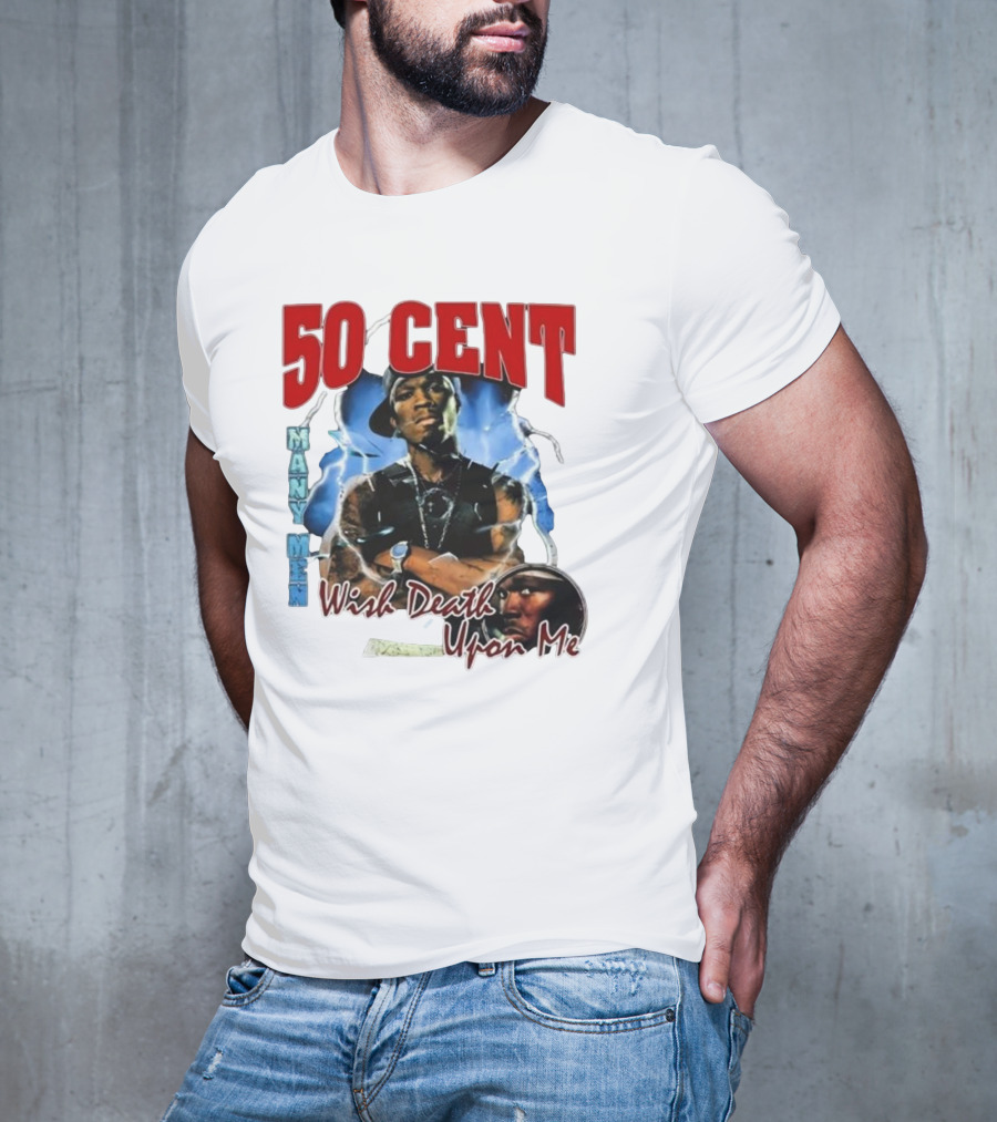 50 Cent Many Men Wish Death Upon Me Money By Monday T-Shirt