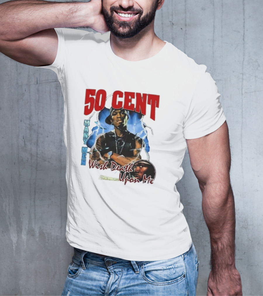 50 Cent Many Men Wish Death Upon Me Money By Monday T-Shirt