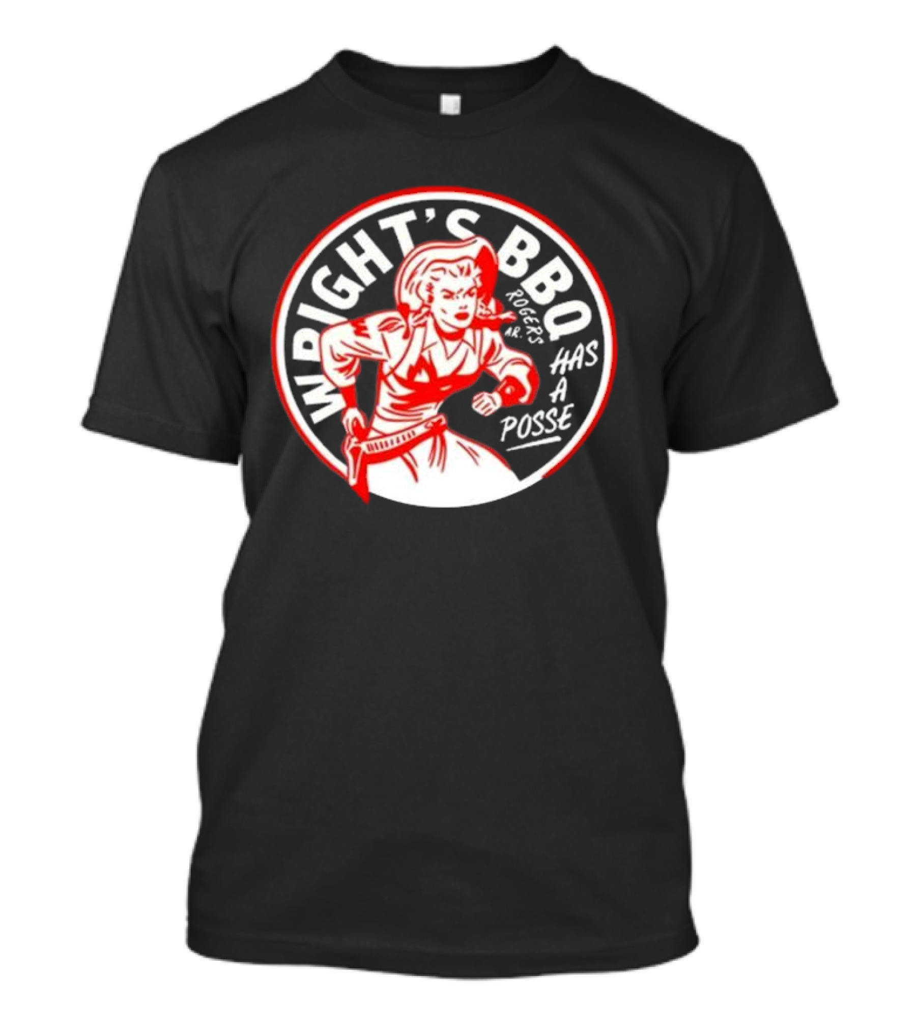 Wright's BBQ Rogers Has A Posse T-Shirt