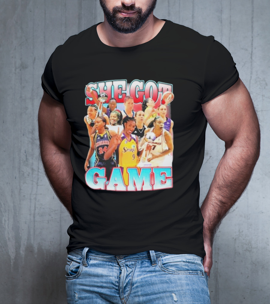 She Got Game Basketball Legends T-Shirt