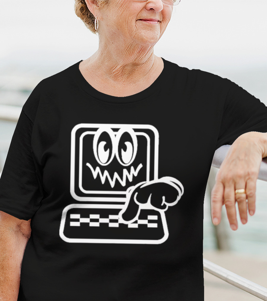 Pc Music Iconic Retro Computer Character T-Shirt