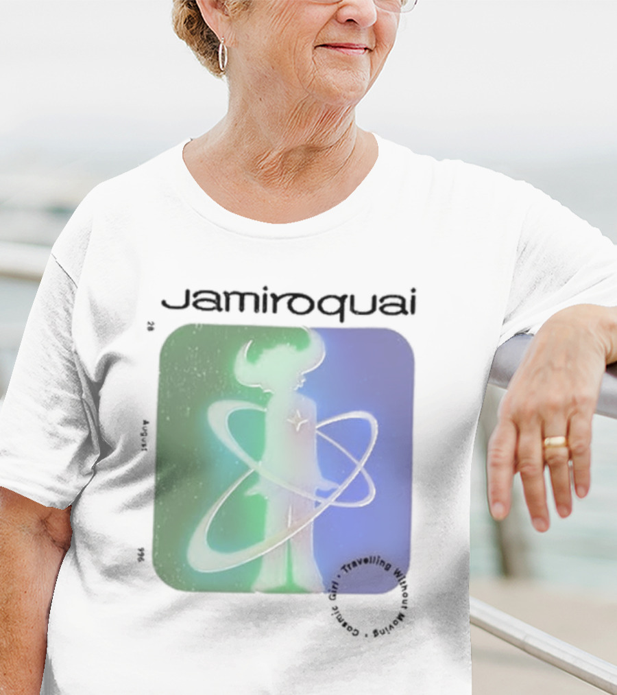 Jamiroquai Cosmic Being Travelling Without Moving August 29 96 T-Shirt
