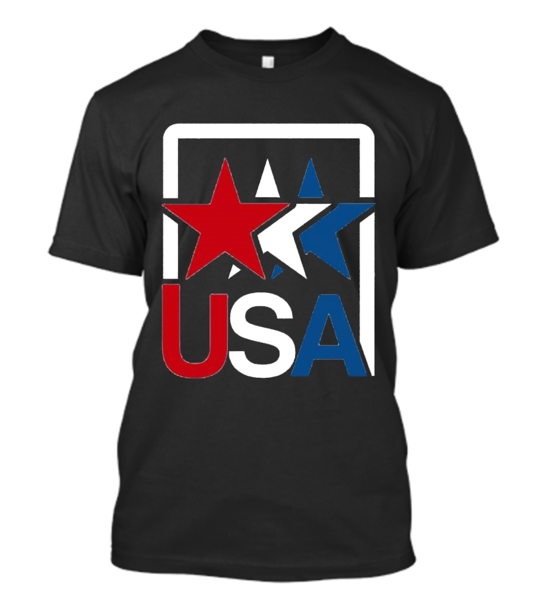 USA Stars In Motion Red White Blue T-Shirt