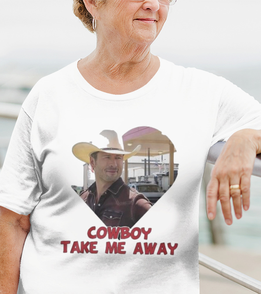 Cowboy Take Me Away Glen Powell T-Shirt