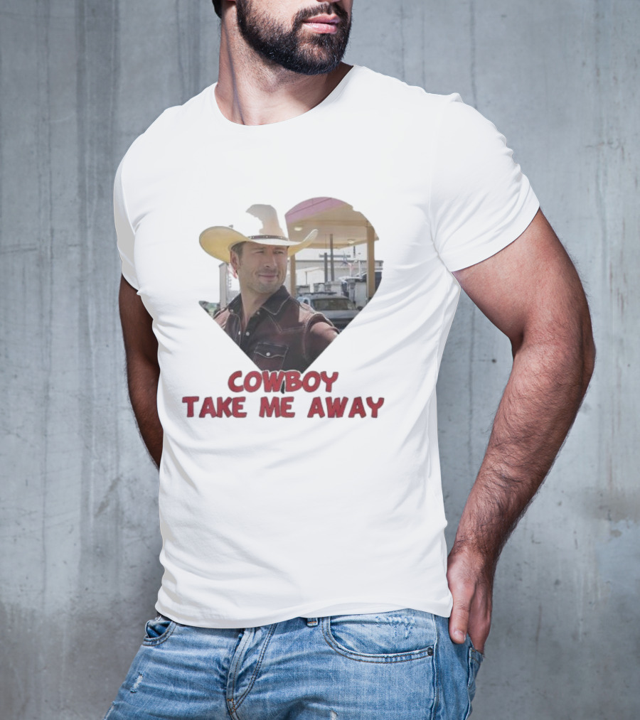 Cowboy Take Me Away Glen Powell T-Shirt