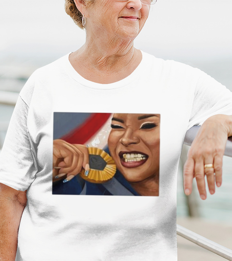 Deelashee Art Jordan Chiles Medal T-Shirt