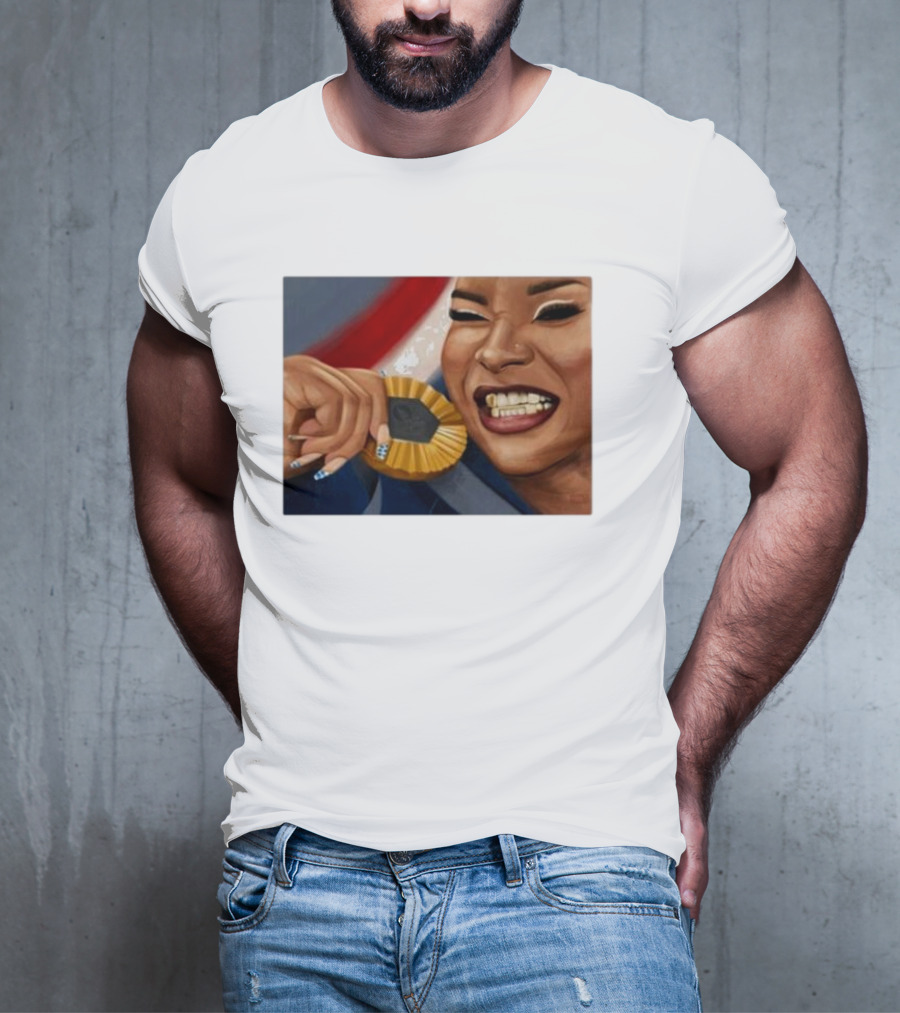 Deelashee Art Jordan Chiles Medal T-Shirt