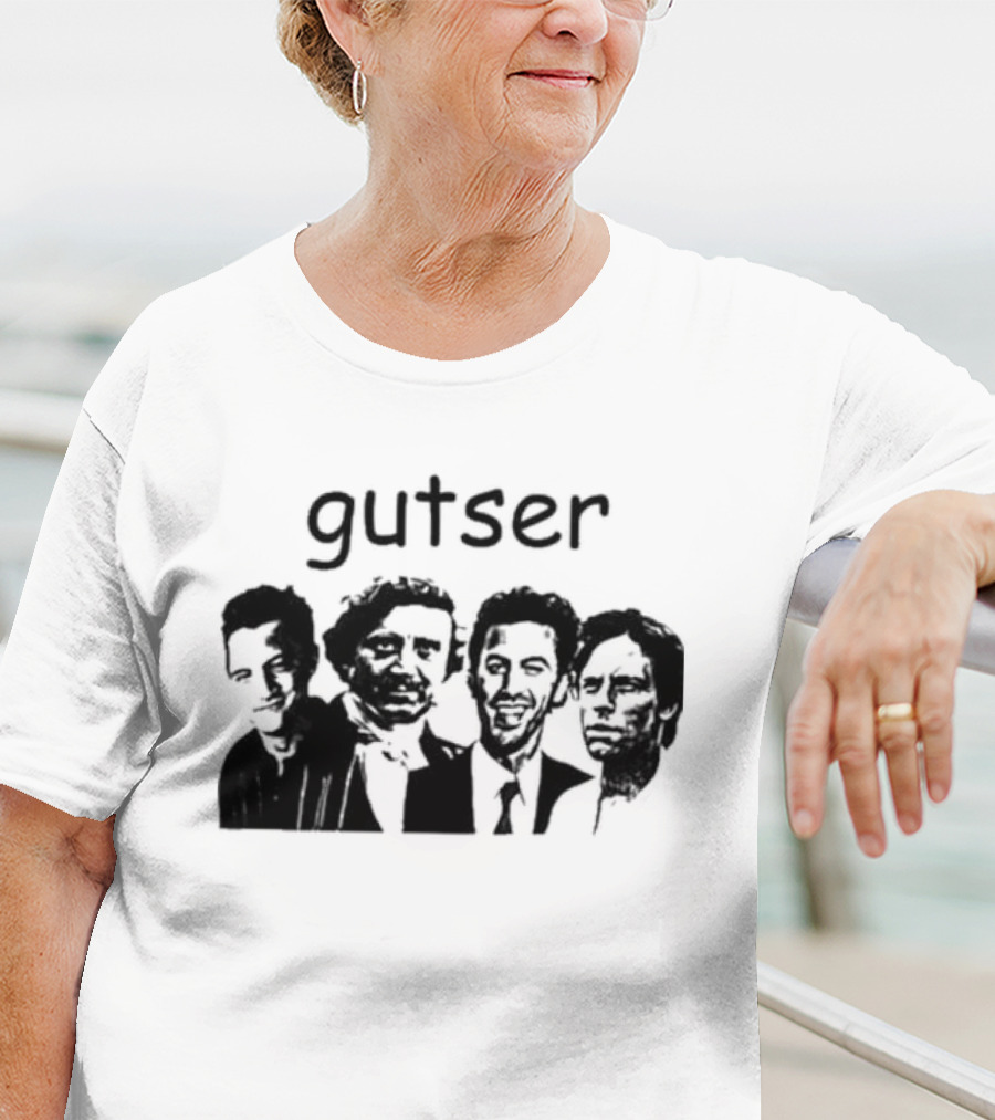 Guster Band Bootleg Gutser Seinfeld Faces T-Shirt