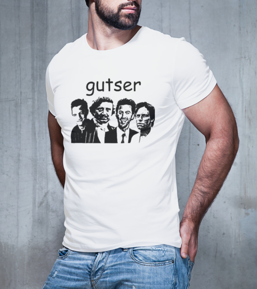 Guster Band Bootleg Gutser Seinfeld Faces T-Shirt