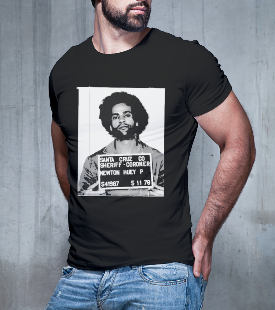 Santa Cruz Co Sheriff Coroner Newton Huey P S41987 5 11 78 T-Shirt