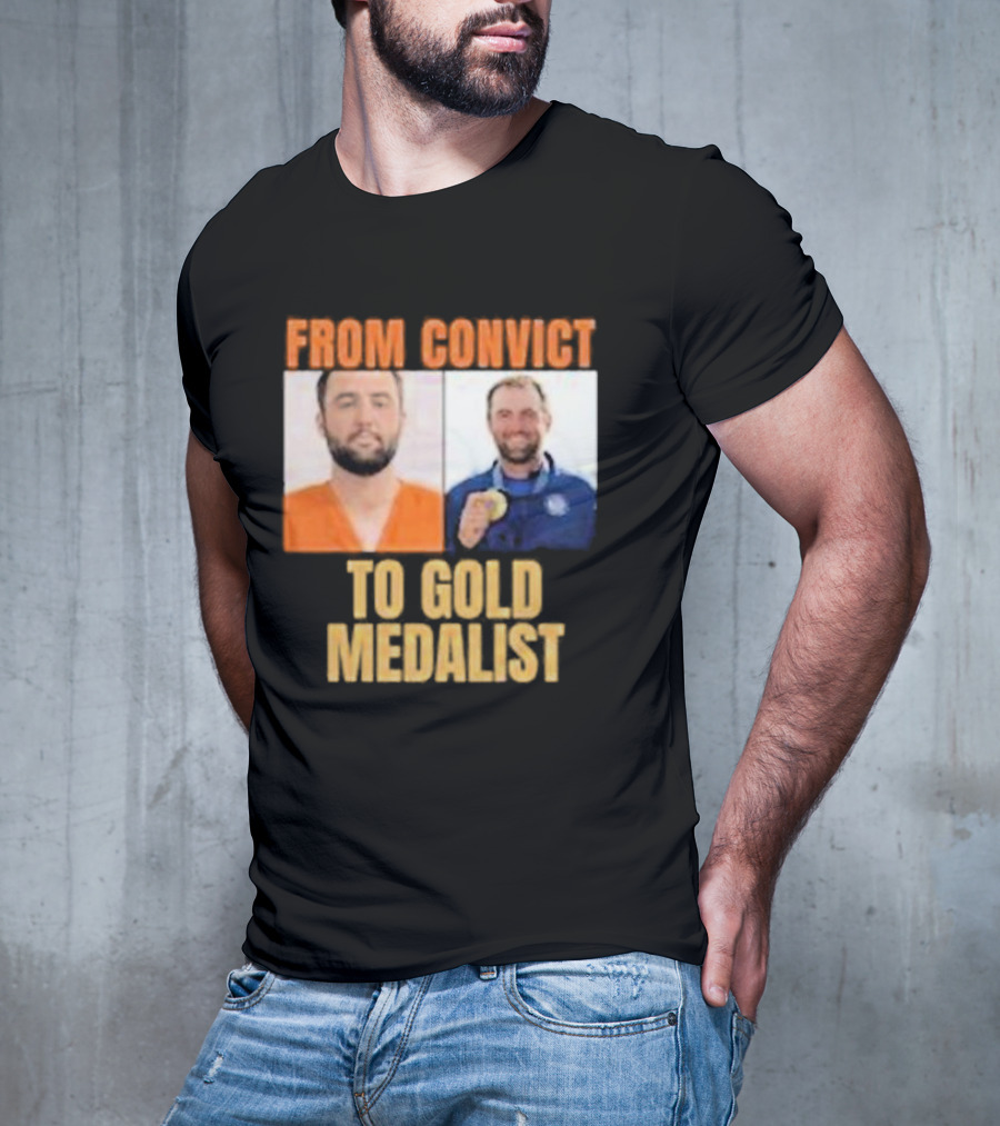 From Convict To Gold Medalist: Scottie Scheffler Transformation T-Shirt