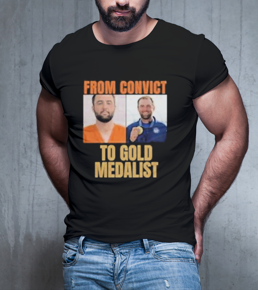 From Convict To Gold Medalist: Scottie Scheffler Transformation T-Shirt