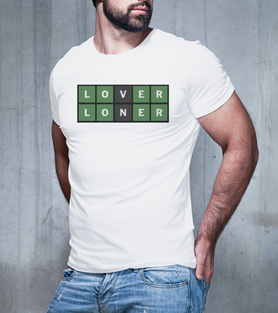 Lover Loner Grid Blocks T-Shirt