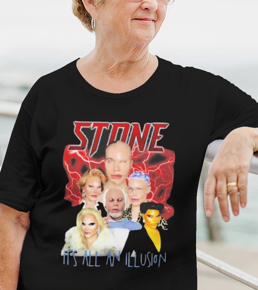 Stone Surgery Alexis Stone It's All An Illusion T-Shirt