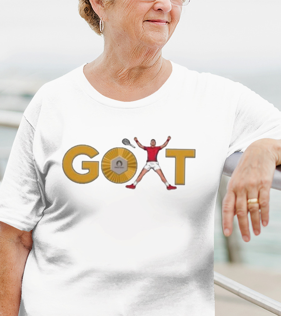 Arena Cases GOAT Djokovic Victory T-Shirt