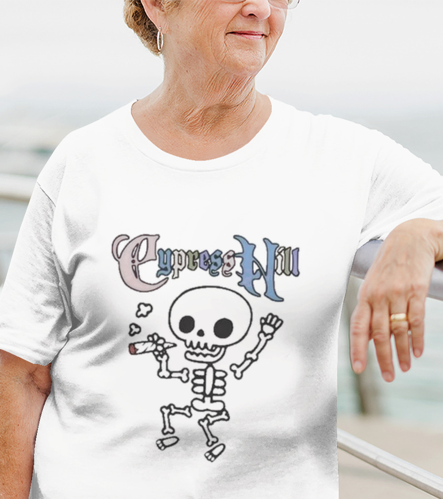 Cypress Hill Solomon Skeleton Smoking Bone T-Shirt