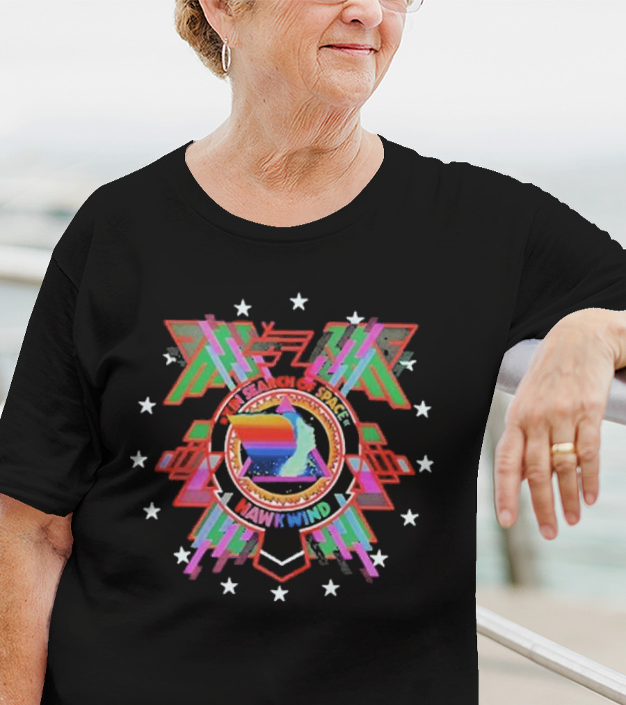Hawkwind In Search Of Space Psychedelic Star Geometry T-Shirt