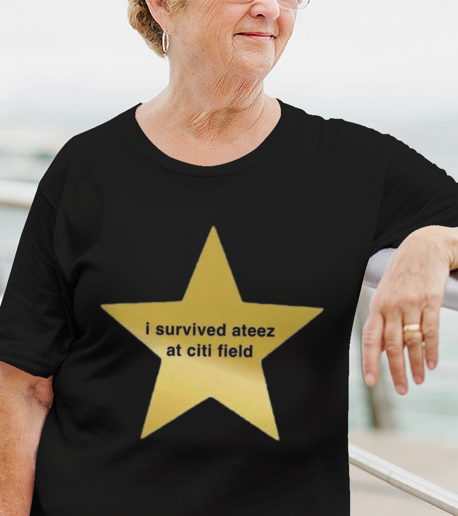 I Survived Ateez At Citi Field Star Fan Experience Event T-Shirt