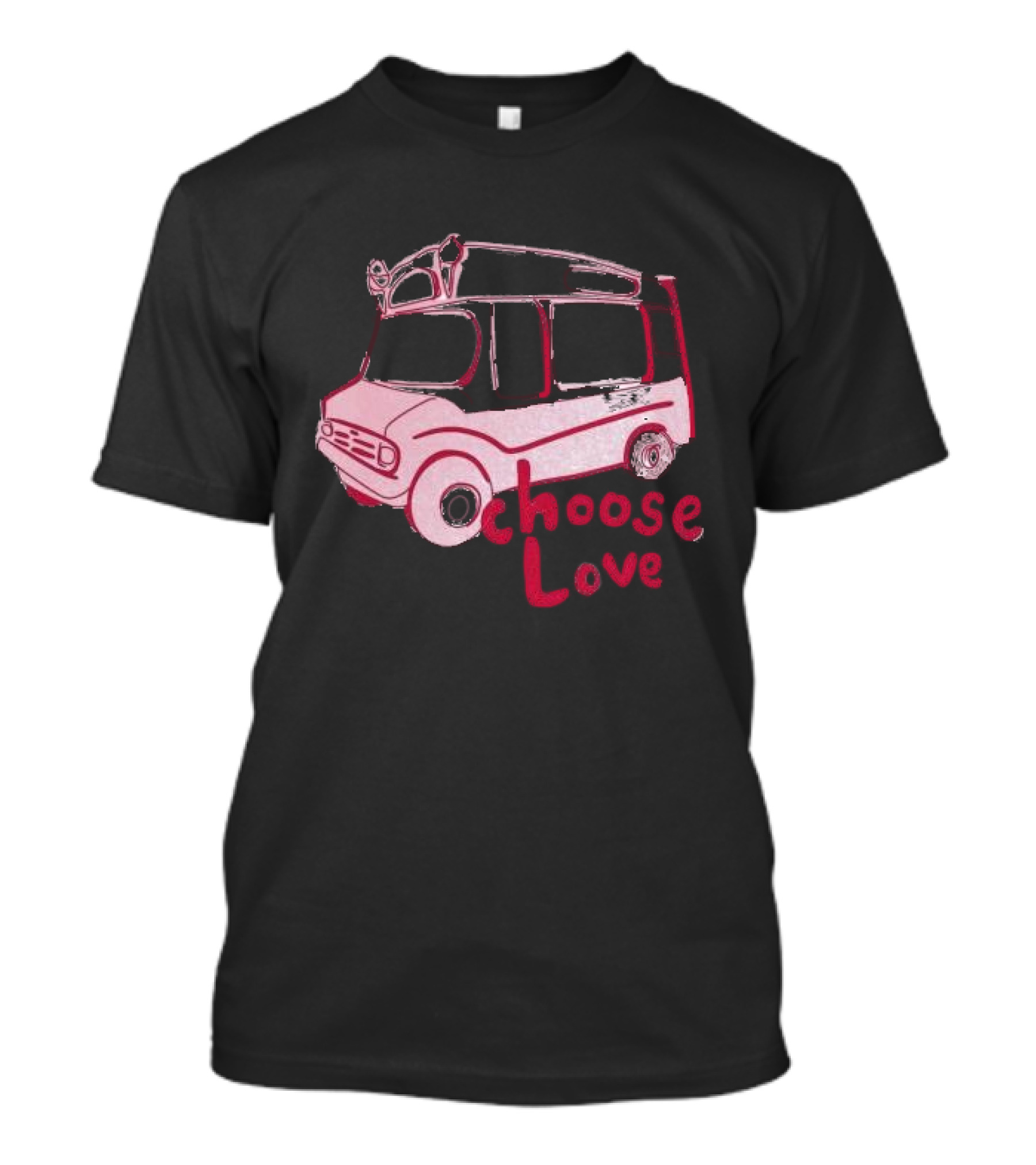 Choose Love Ice Cream Van T-Shirt