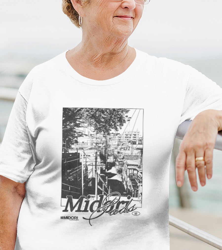 Midori Pads Midori Japan City Street Scene Urban Landscape T-Shirt