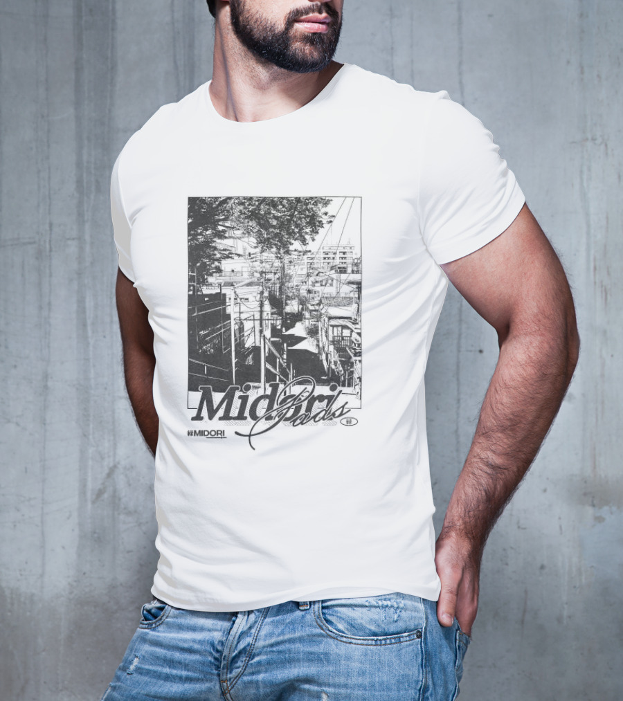 Midori Pads Midori Japan City Street Scene Urban Landscape T-Shirt