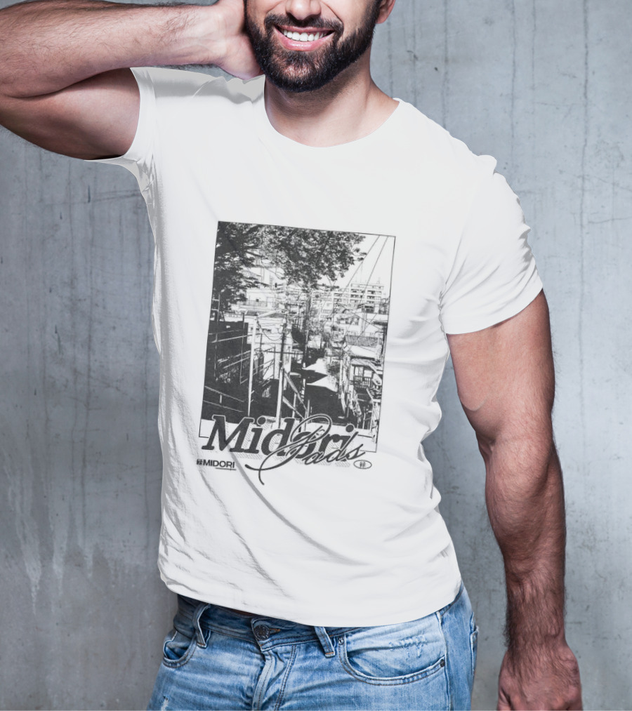 Midori Pads Midori Japan City Street Scene Urban Landscape T-Shirt