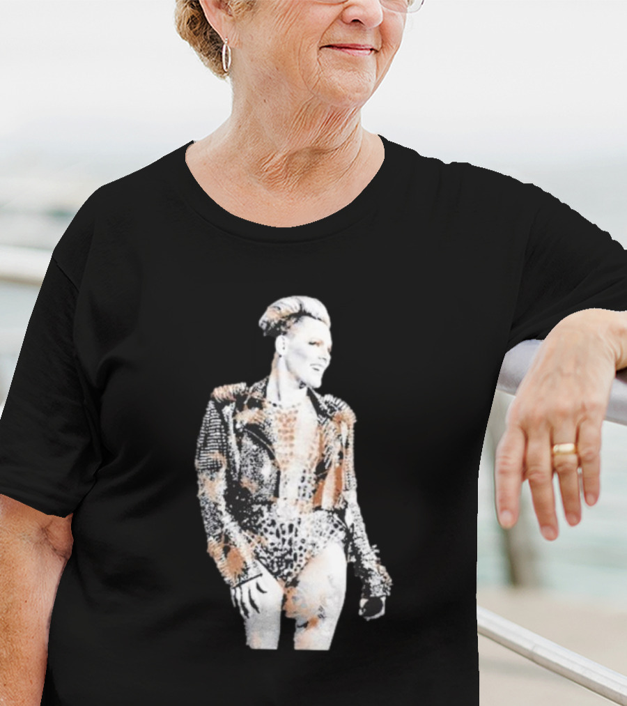 Pink Trustfall Bleach Rock Star Bold T-Shirt