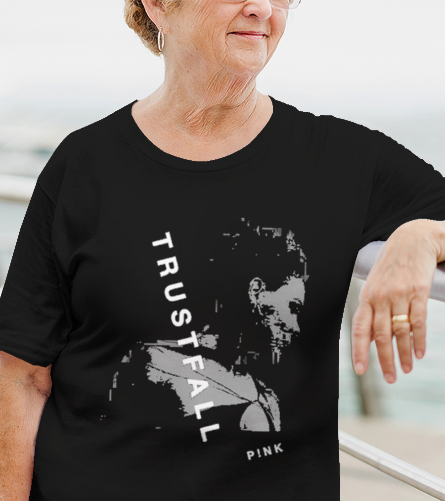 TRUSTFALL PINK Album T-Shirt