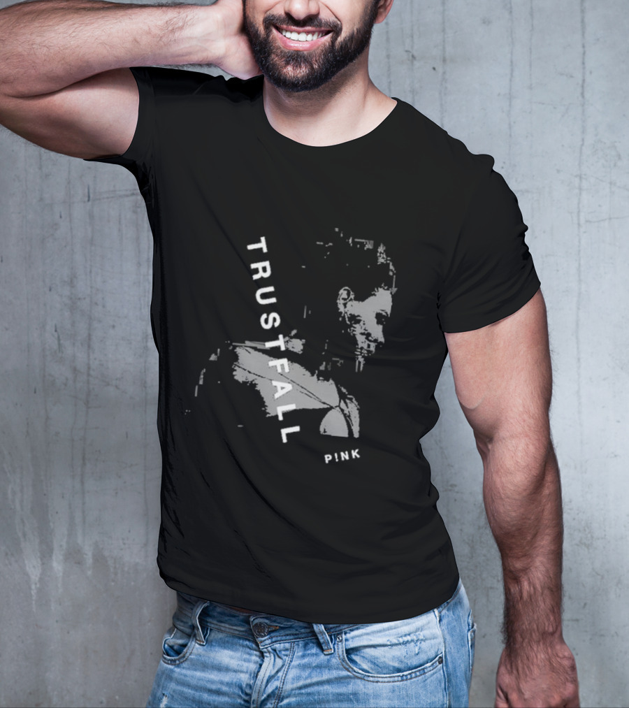 TRUSTFALL PINK Album T-Shirt