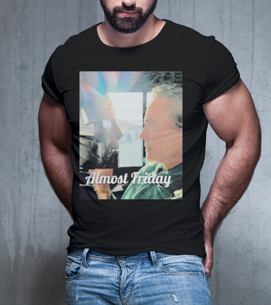 Almost Friday Downey Marvel Mask Face Off T-Shirt