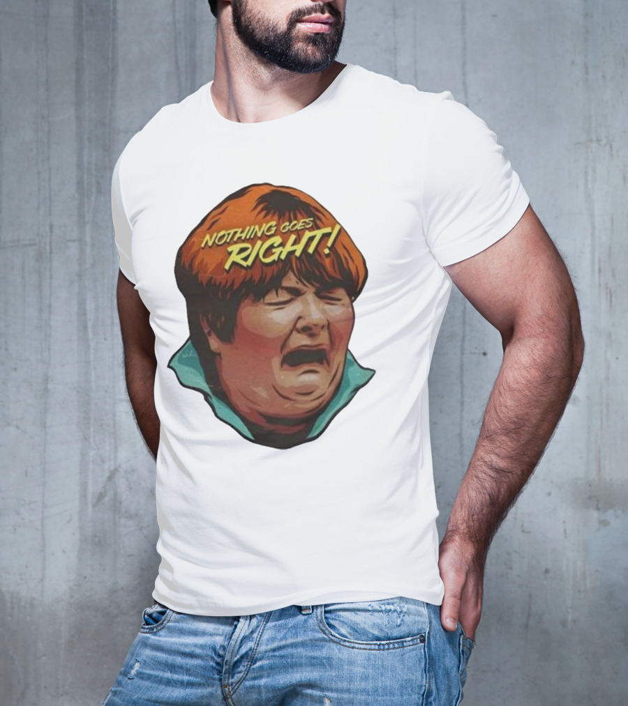 Nordacious Nothing Goes Right Scream Face T-Shirt