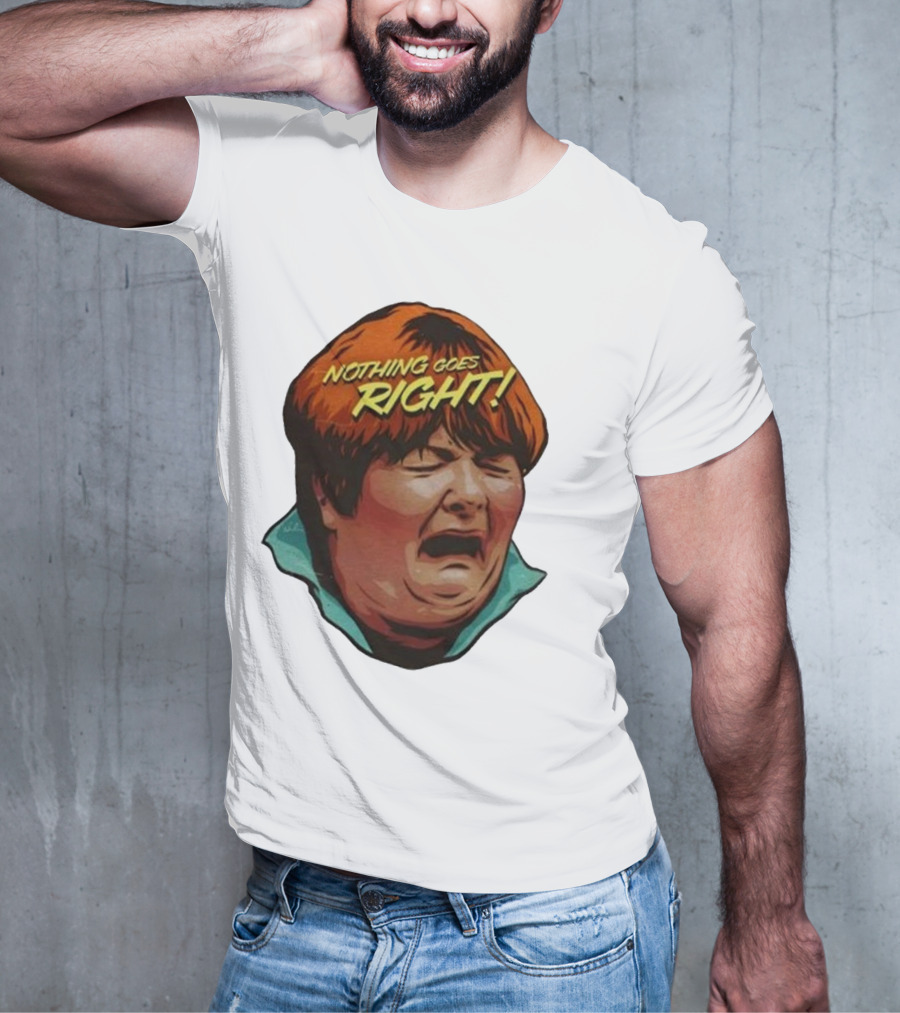 Nordacious Nothing Goes Right Scream Face T-Shirt