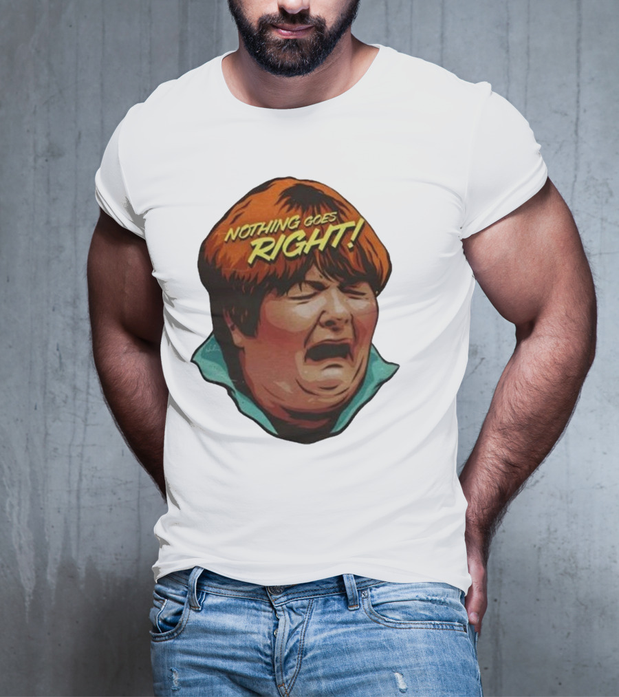 Nordacious Nothing Goes Right Scream Face T-Shirt