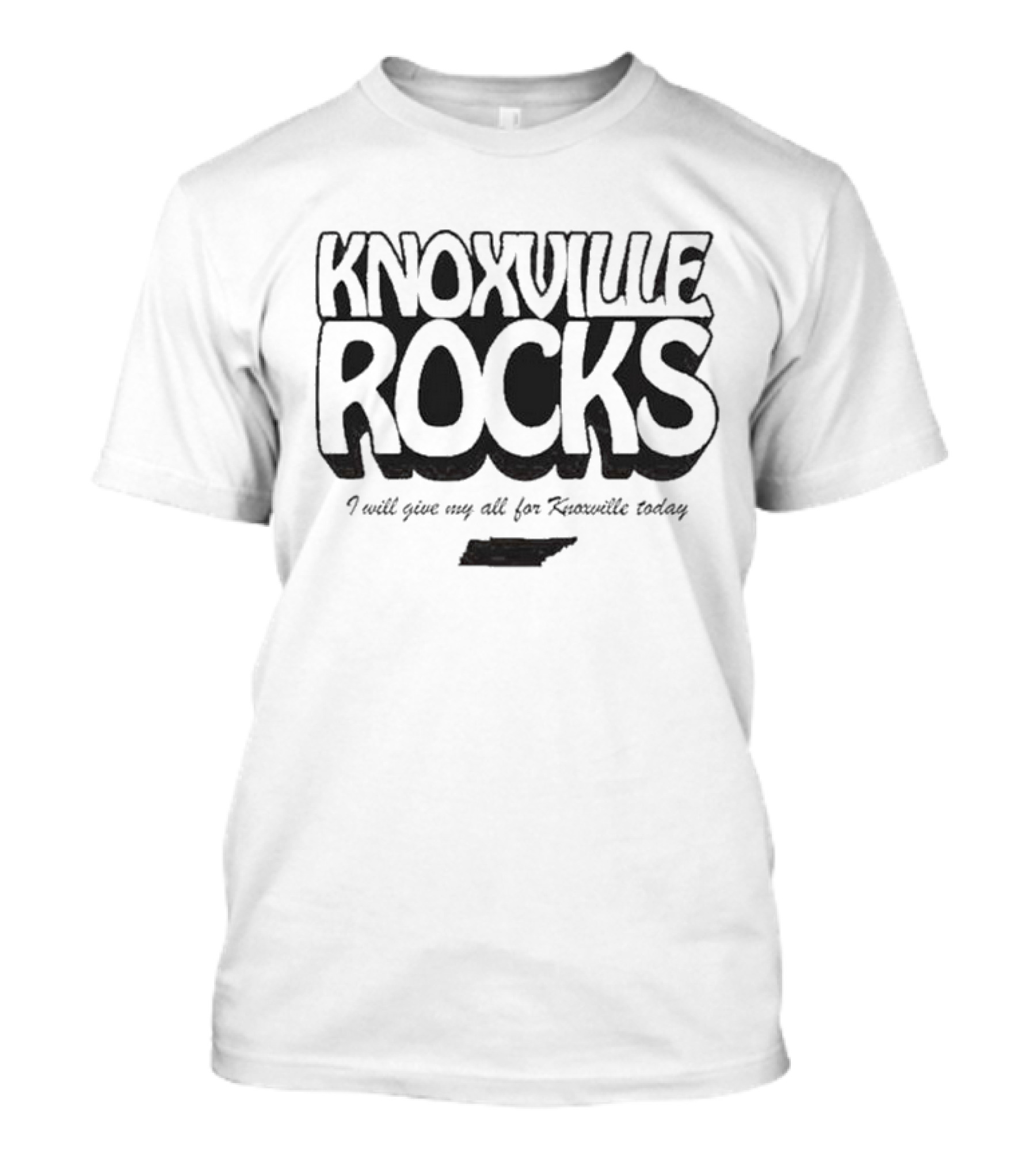 Knoxville Rocks I Will Give My All For Knoxville Today T-Shirt