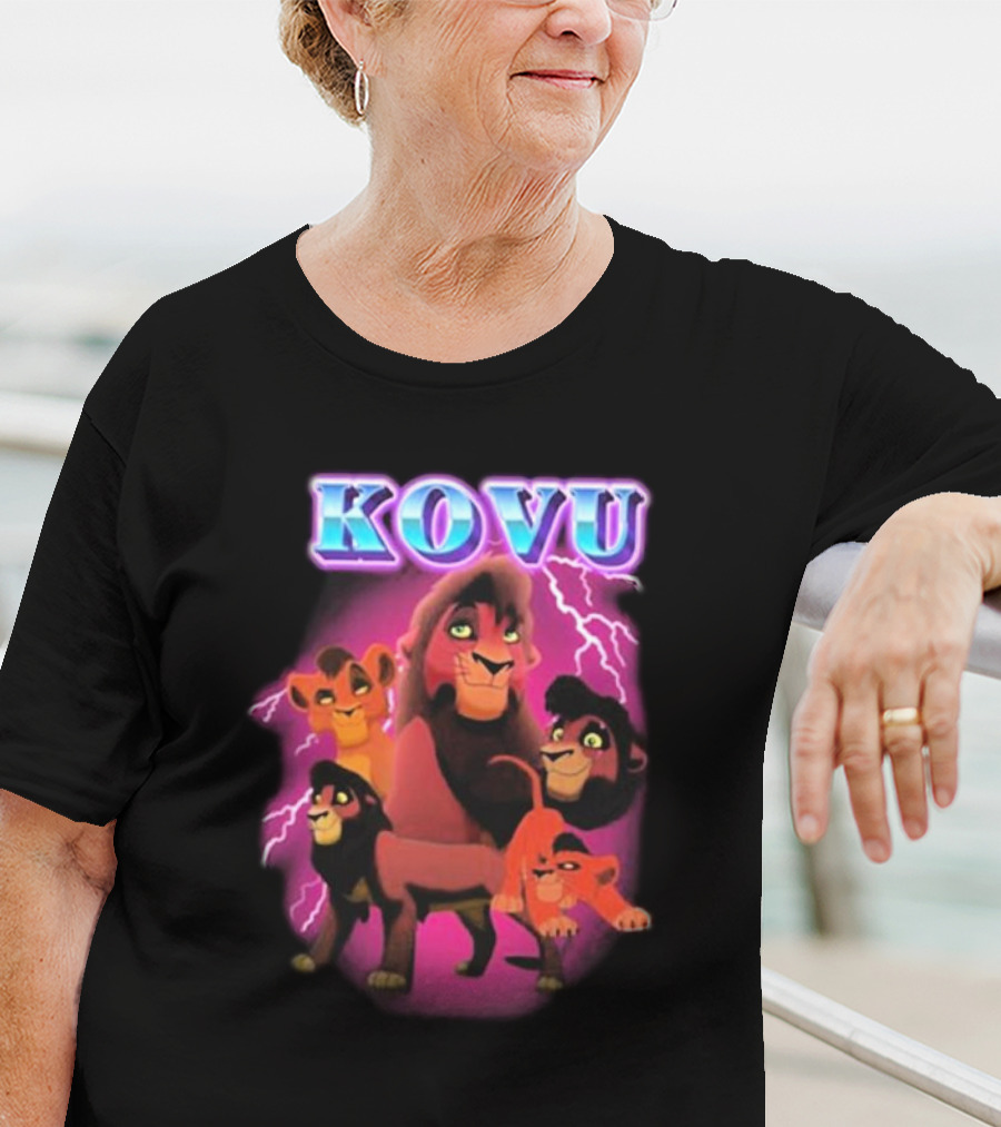 Kovu Lion King 2 Characters Purple Lightning Scene T-Shirt