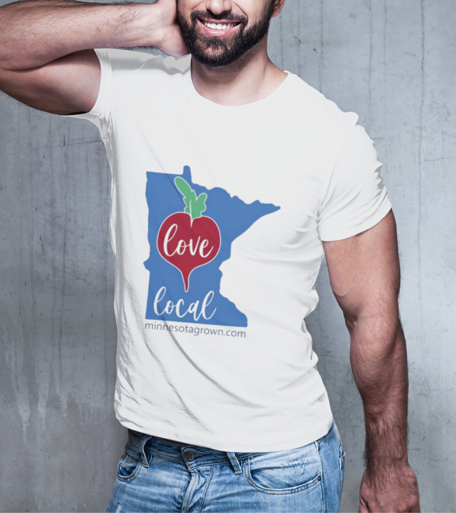 Love Local Minnesota Beetroot Minnesotagrown.com T-Shirt