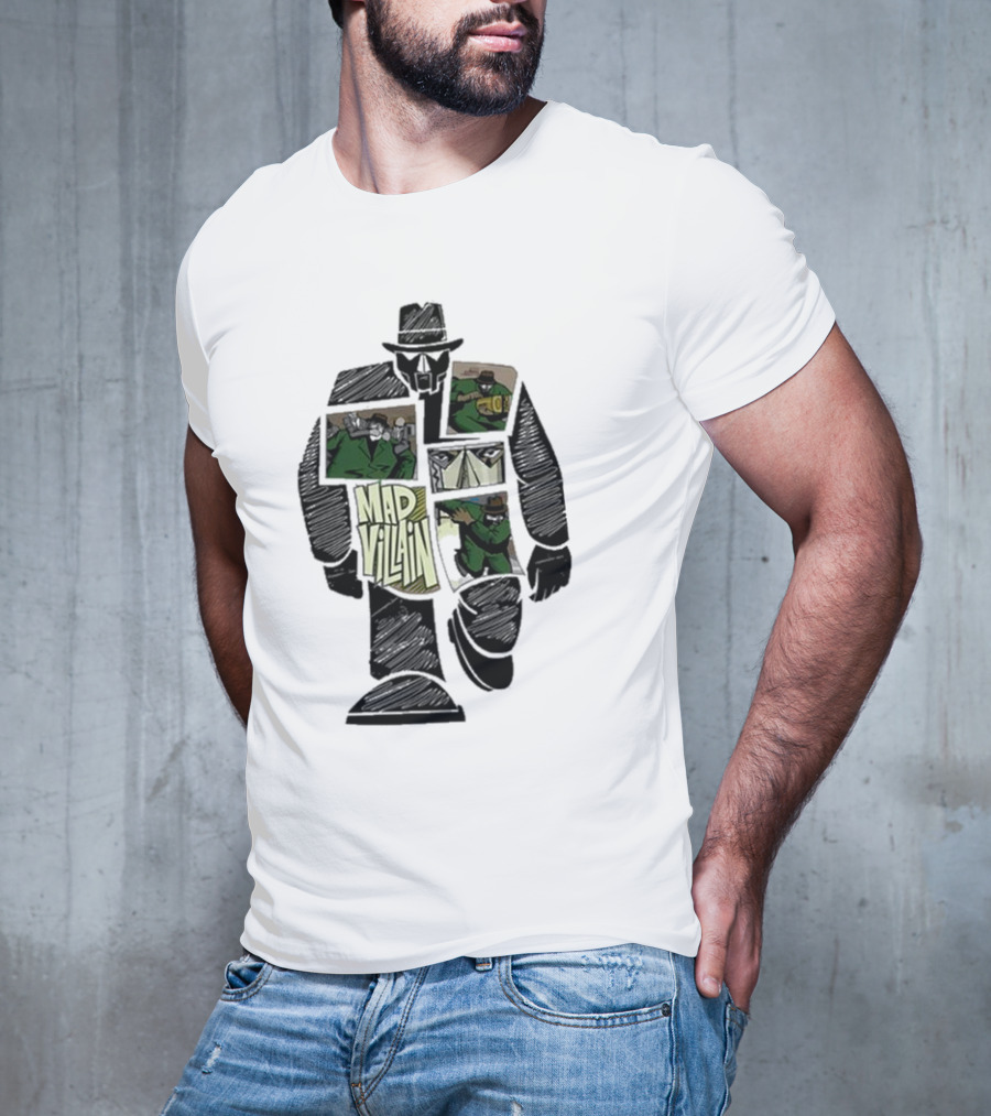 MF DOOM Madvillain Comic Style Striking T-Shirt