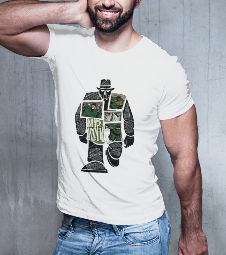MF DOOM Madvillain Comic Style Striking T-Shirt