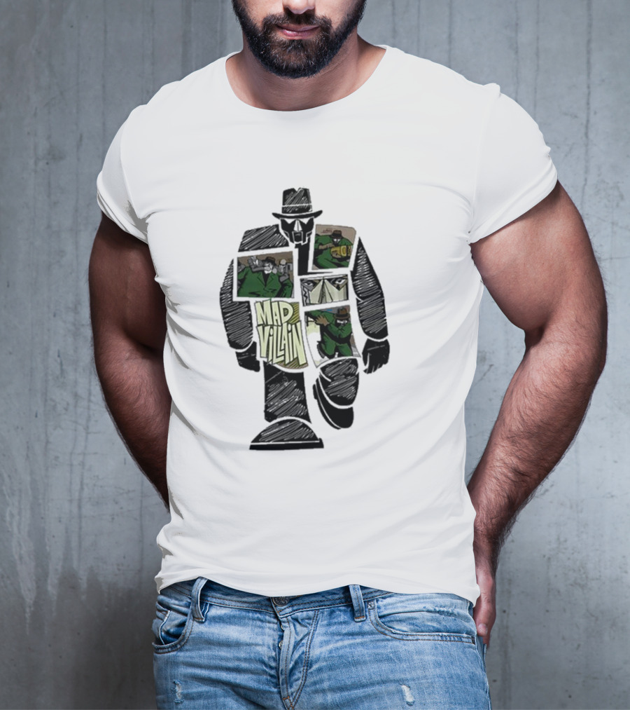 MF DOOM Madvillain Comic Style Striking T-Shirt