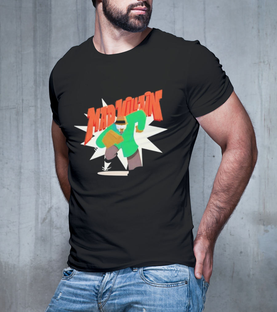 Madvillain MF Doom Cartoon Style Retro Villain Action T-Shirt