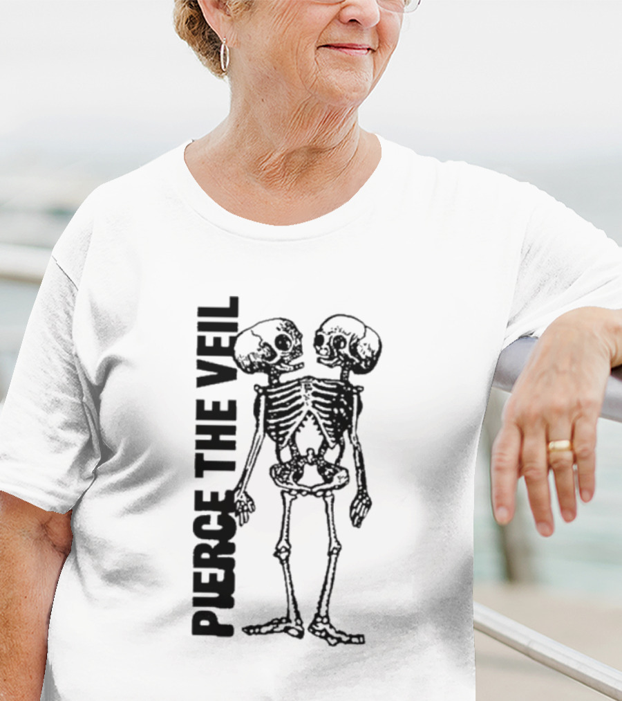 Pierce The Veil Conjoined Skeleton T-Shirt