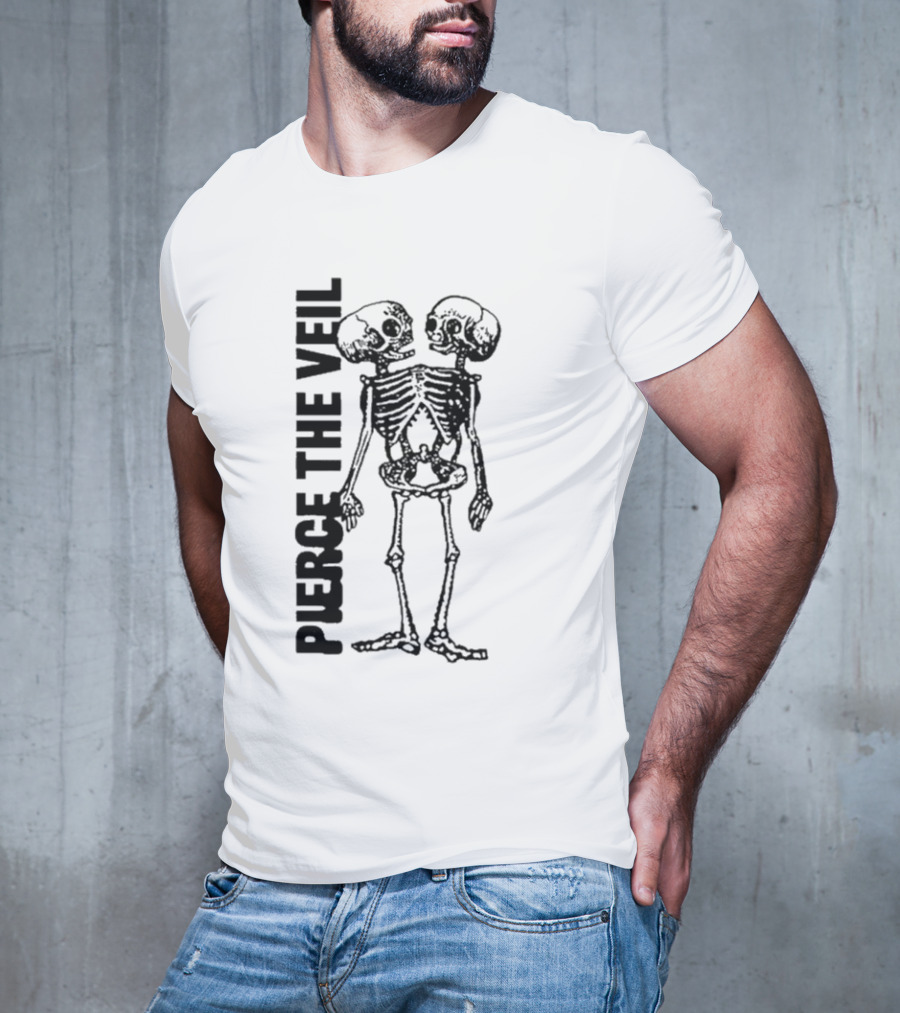 Pierce The Veil Conjoined Skeleton T-Shirt