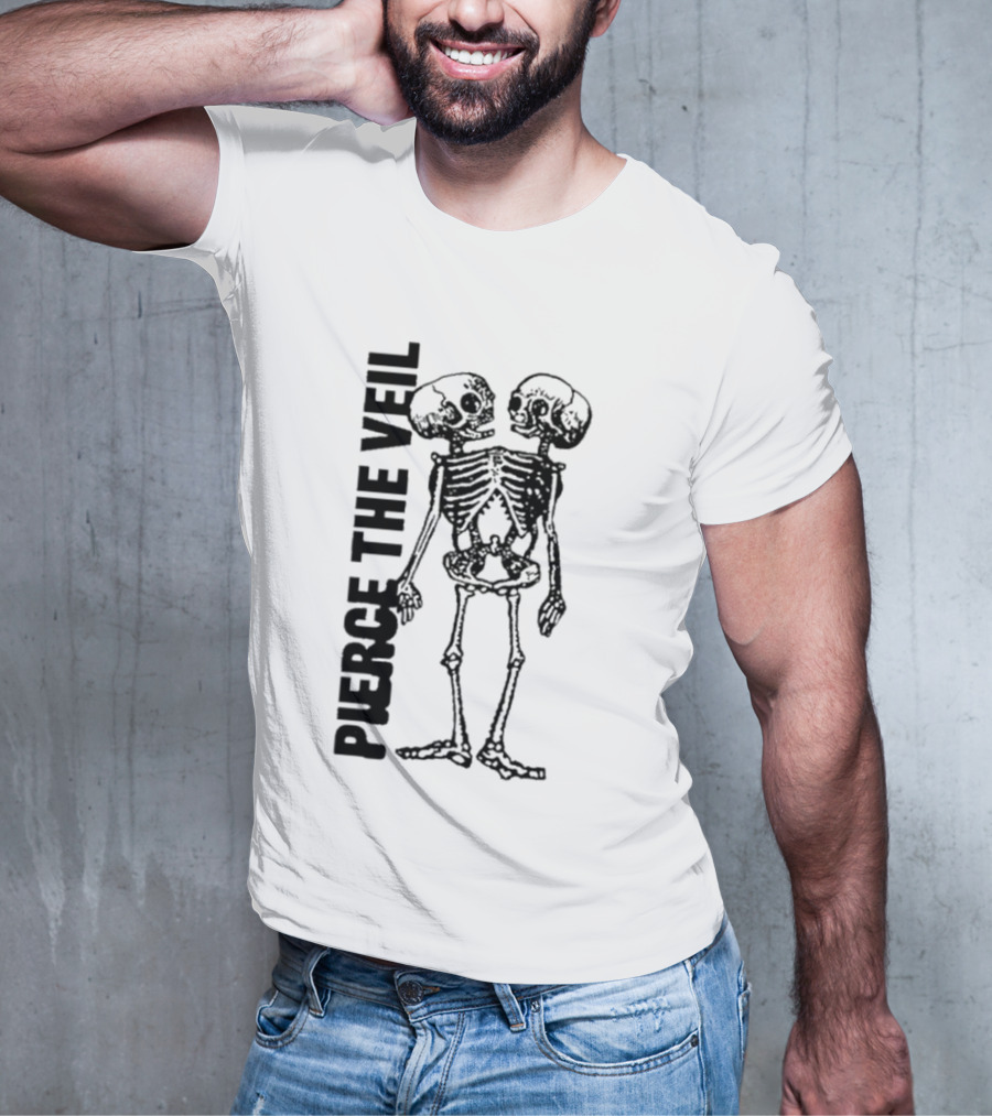 Pierce The Veil Conjoined Skeleton T-Shirt