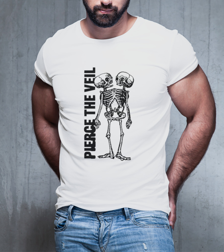 Pierce The Veil Conjoined Skeleton T-Shirt