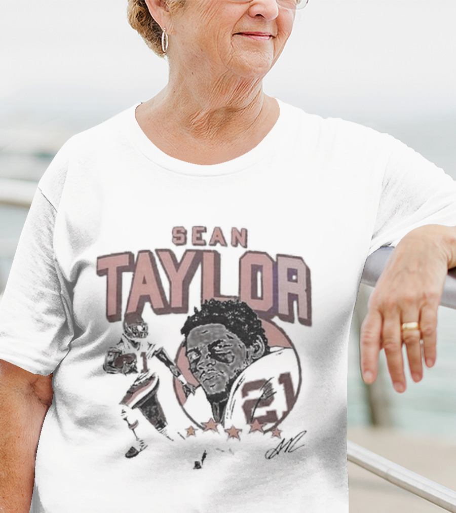 Sean Taylor Washington Football Legends Iconic T-Shirt