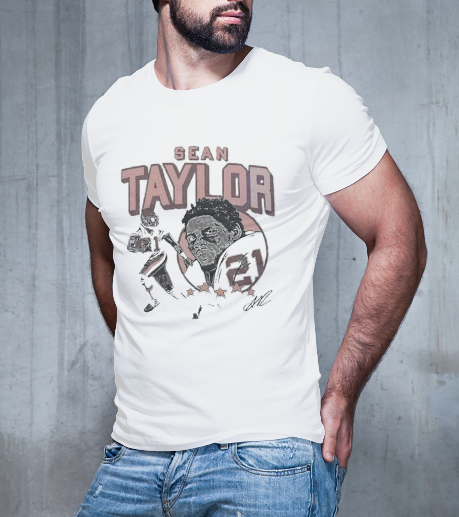 Sean Taylor Washington Football Legends Iconic T-Shirt