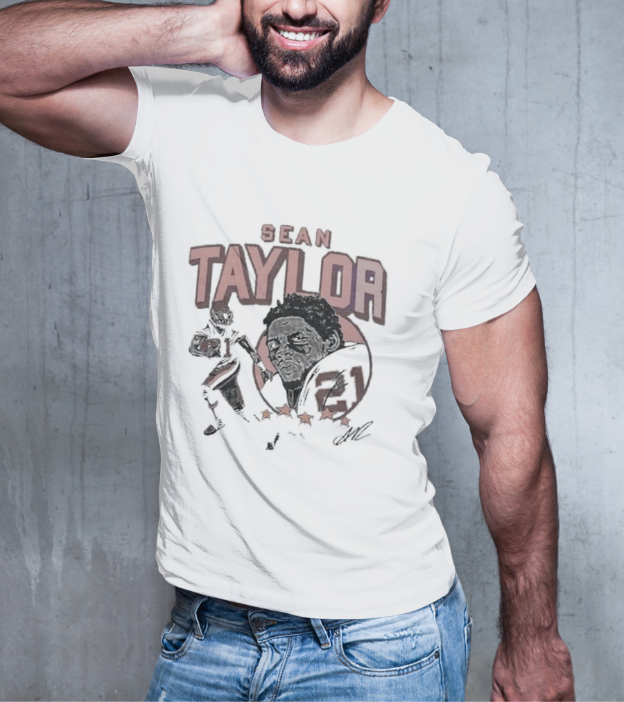 Sean Taylor Washington Football Legends Iconic T-Shirt